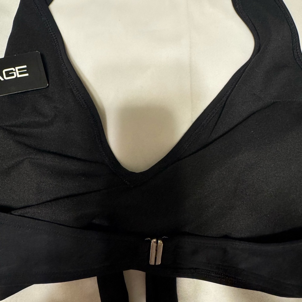 Chic Black Swim Bra by Salvage